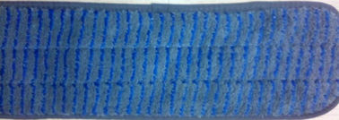 Testa di corallo grigia di zazzera di Microfiber del vello di zazzera di Microfiber dell'impianto di lavaggio blu bagnato dei cuscinetti 13*47cm